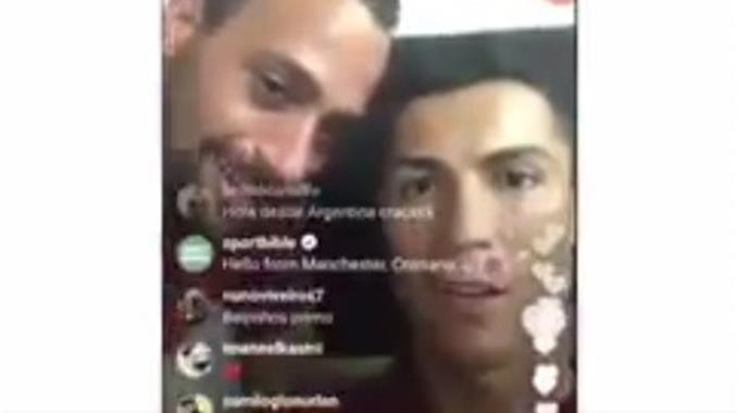 Ronaldo'dan Göztepe tezahüratı