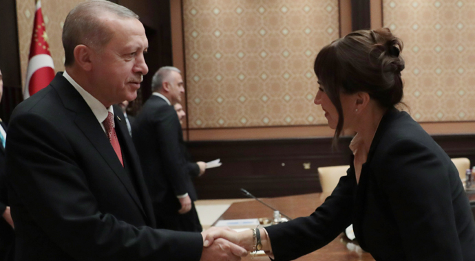 Cumhurbaşkanı Erdoğan, sinema sektörü temsilcilerini kabul etti