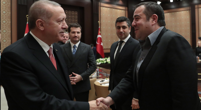 Cumhurbaşkanı Erdoğan, sinema sektörü temsilcilerini kabul etti