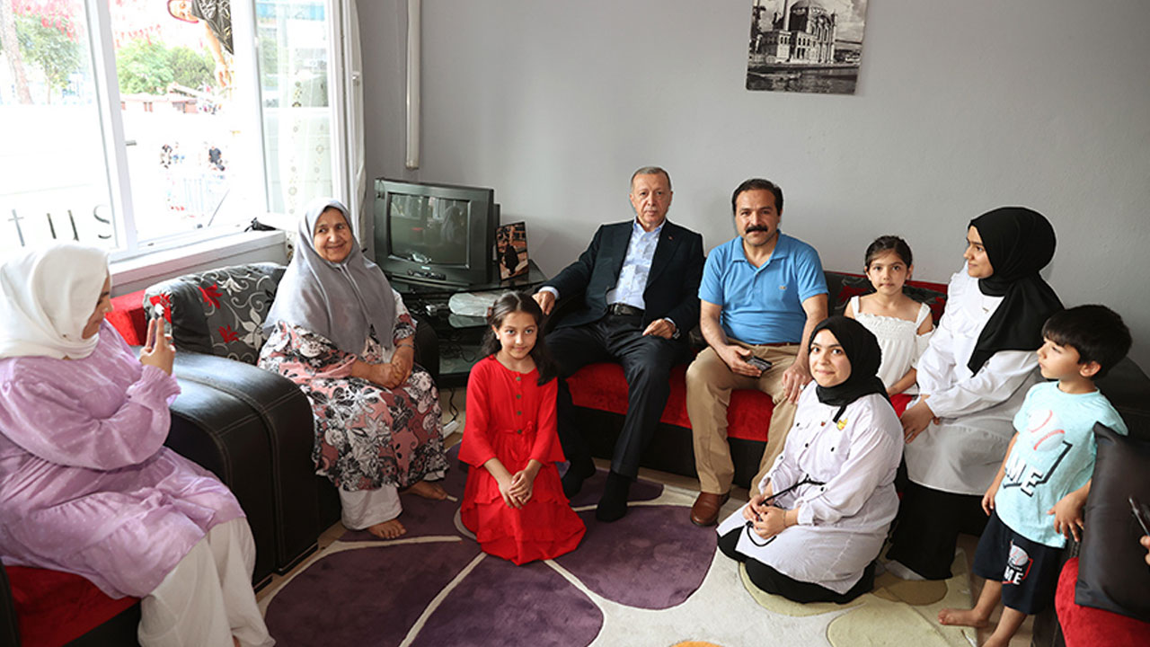 Erdoğan'dan Ordu'da çay davetinde bulunan aileye ziyaret