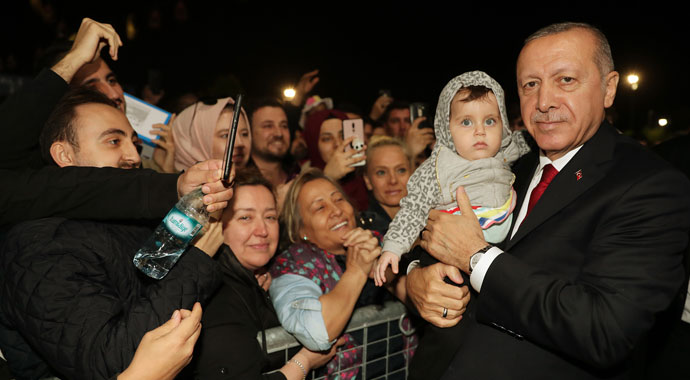 Cumhurbaşkanı Erdoğan, İBB’nin Yenikapı etkinlik alanını ziyaret etti