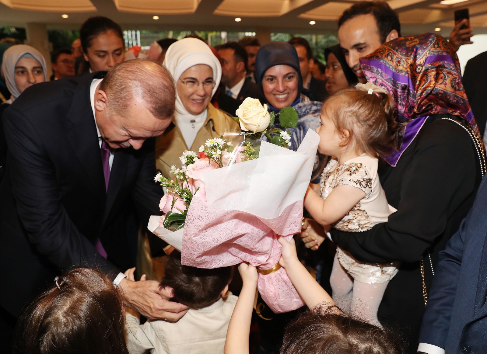 Cumhurbaşkanı Erdoğan'a Malezya’da coşkulu karşılama