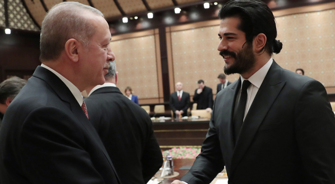 Cumhurbaşkanı Erdoğan, sinema sektörü temsilcilerini kabul etti