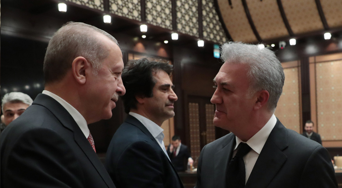 Cumhurbaşkanı Erdoğan, sinema sektörü temsilcilerini kabul etti