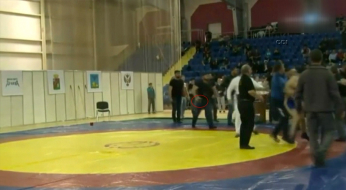 Rusya'da güreş maçının ardından silahlar çekildi