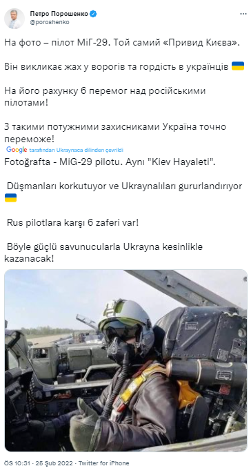 'Kiev'in Hayaleti' lakaplı Ukrayna'lı pilotun tek başına 6 Rus uçağını vurdu iddiası 'Kiev'in Hayaleti' lakaplı Ukrayna'lı pilotun tek başına 6 Rus uçağını vurdu iddiası