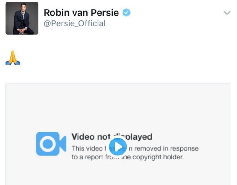 Yayıncı kuruluştan Van Persie'ye şok!
