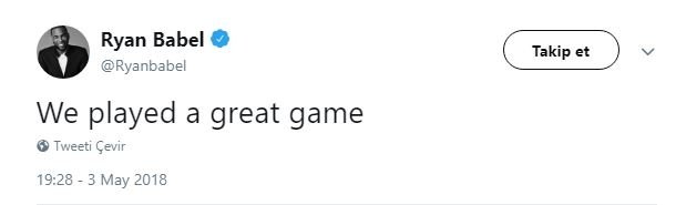 Babel'den derbi öncesi flaş paylaşım