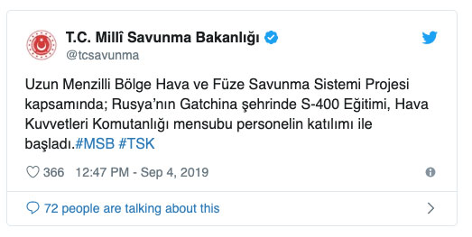 MSB: Rusya'da S-400 eğitimi başladı
