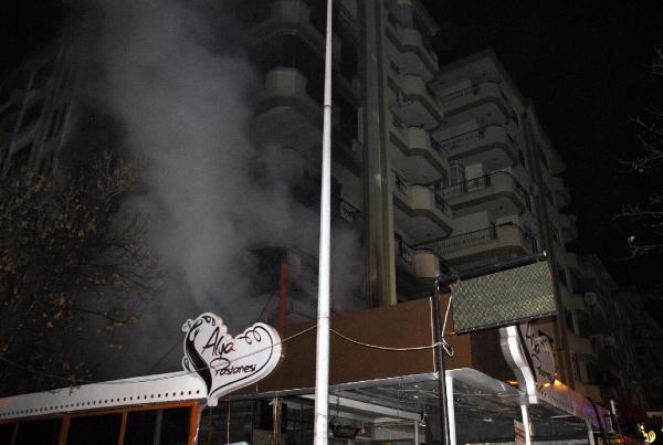 Pastanede yangın: 1 ölü, 5 yaralı