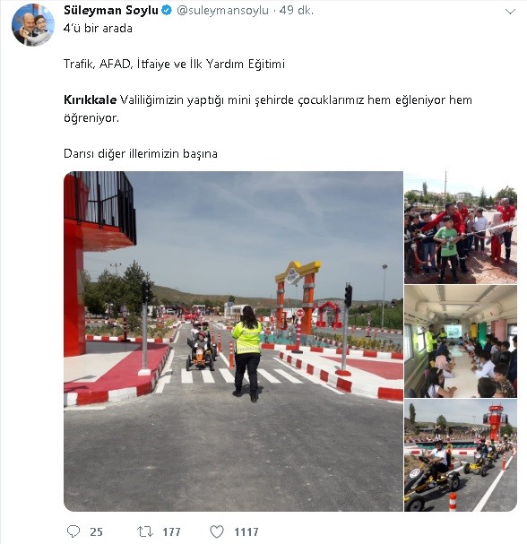 Bakan Soylu: 'Darısı diğer illerimizin başına'