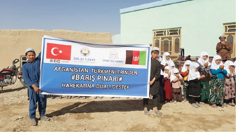 Afganistan'dan 'Barış Pınarı'na destek