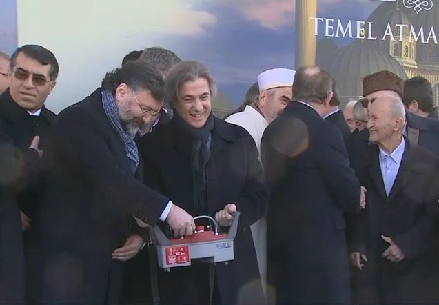 Taksim Camii'nin temeli atıldı