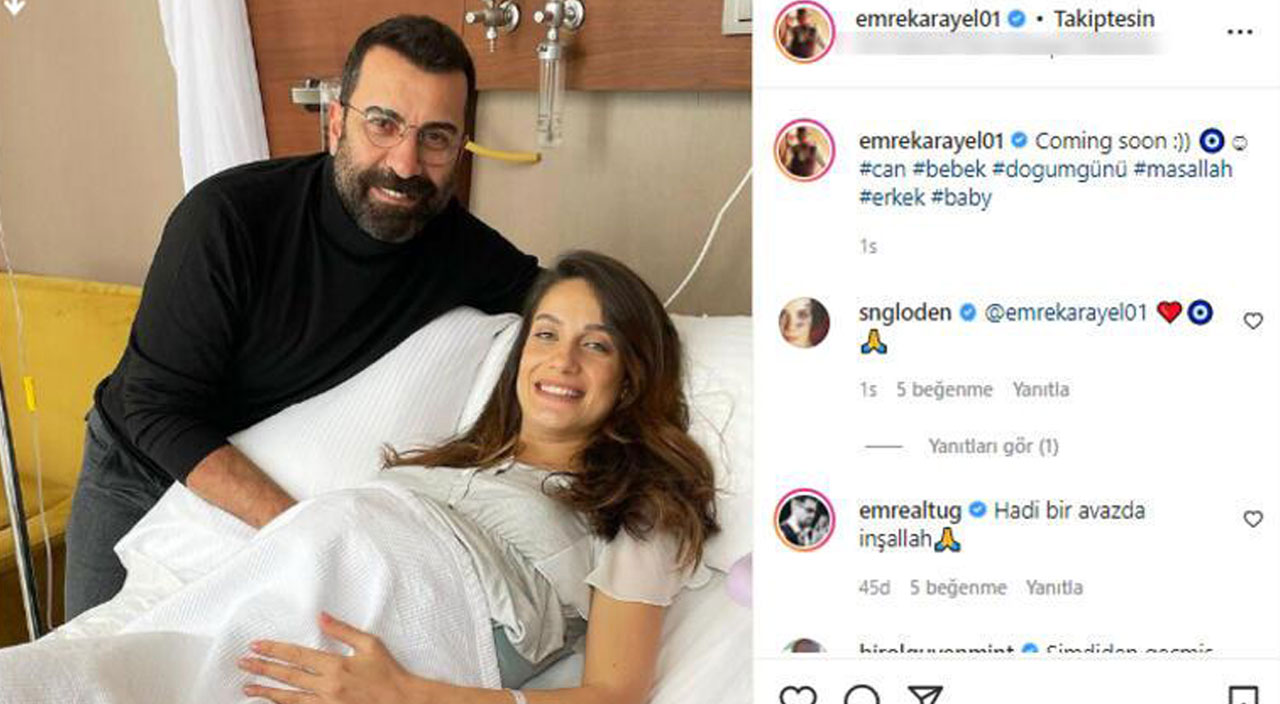 Emre Karayel baba oldu: İşte doğuştan fenerli 'Can' bebek