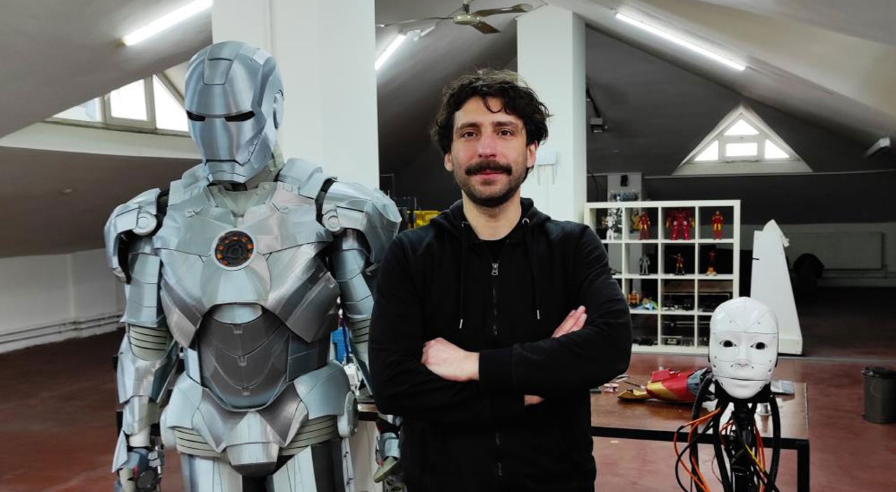 Yerli Iron Man: Derisinin altına yerleştirdiği çiple ateş edebiliyor