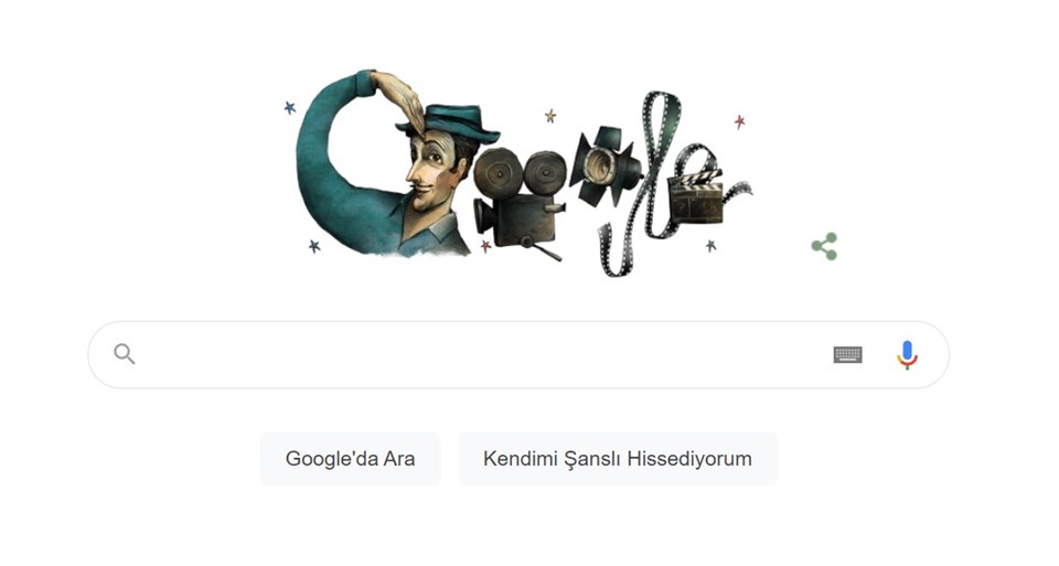 Google Sadri Alışık'ı unutmadı