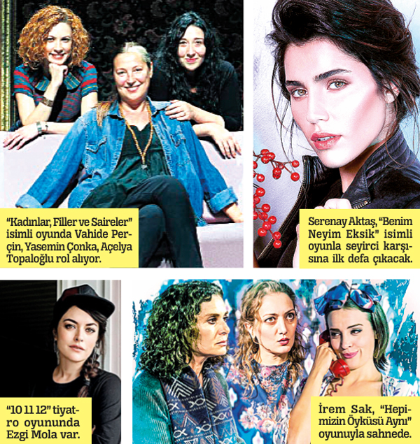 Oyuncu dediğin sahnede olur