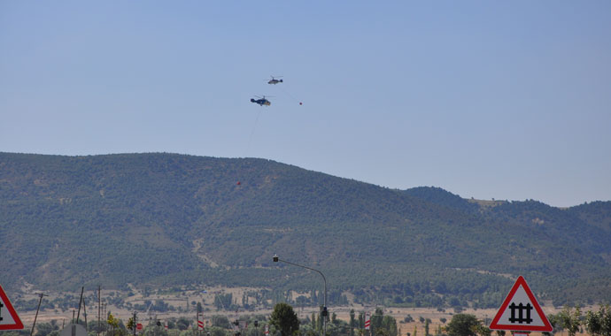 Sandıklı’daki yangında 5 hektar ormanlık alan kül oldu