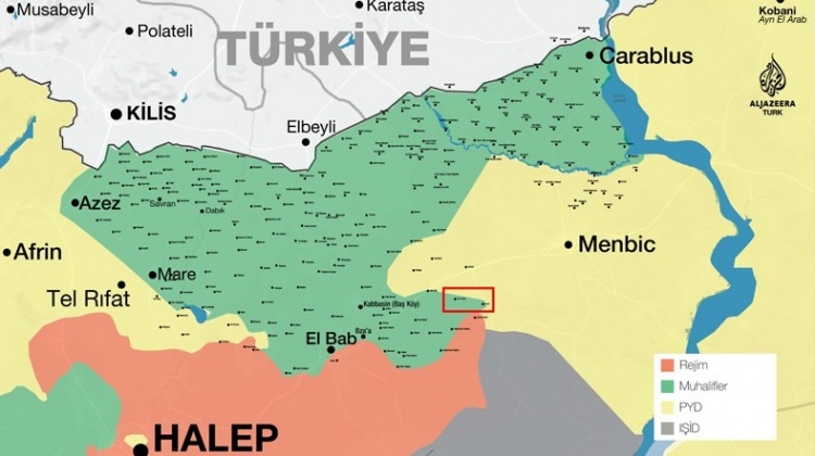 ABD'nin askeri konvoyu Münbiç'te görüntülendi