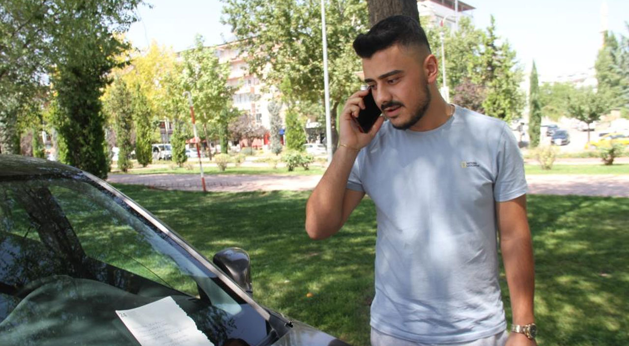 Arabasının ön camında not buldu… Ceza sandı, gerçek bambaşka çıktı