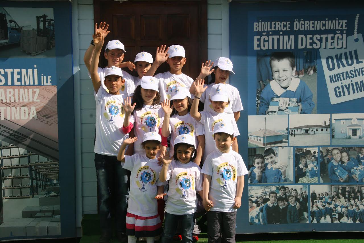 1001 çocuk 1001 Dilek Projesi 15. yılında bu kez savaşın çocukları hayalleriyle buluşacak