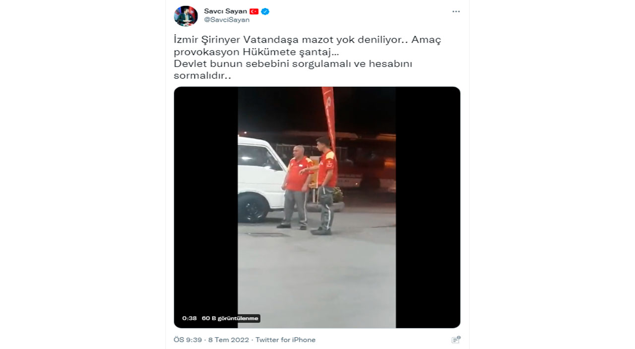 Fırsatçılar iş başında: Motorin zammı öncesi sürücülere satış yapmadılar Fırsatçılar iş başında: Motorin zammı öncesi sürücülere satış yapmadılar