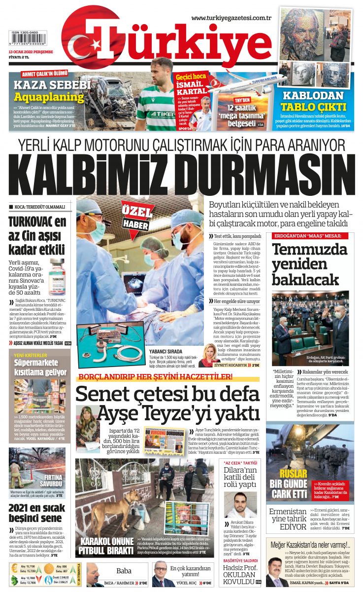 Yerli yapay kalp destek bekliyor