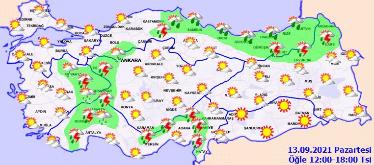 Meteoroloji il il uyardı! Sağanak bekleniyor