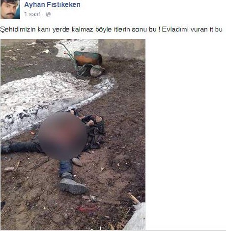 Şehit babası, oğlunu vuran teröristin fotoğrafını paylaştı