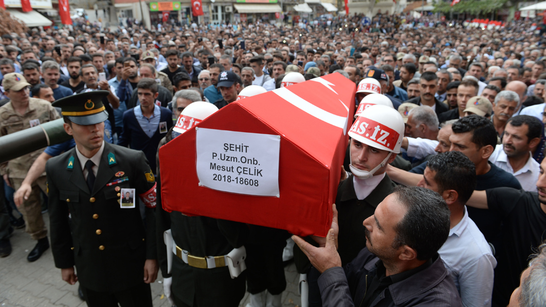 Şehitlerimizi uğurladık