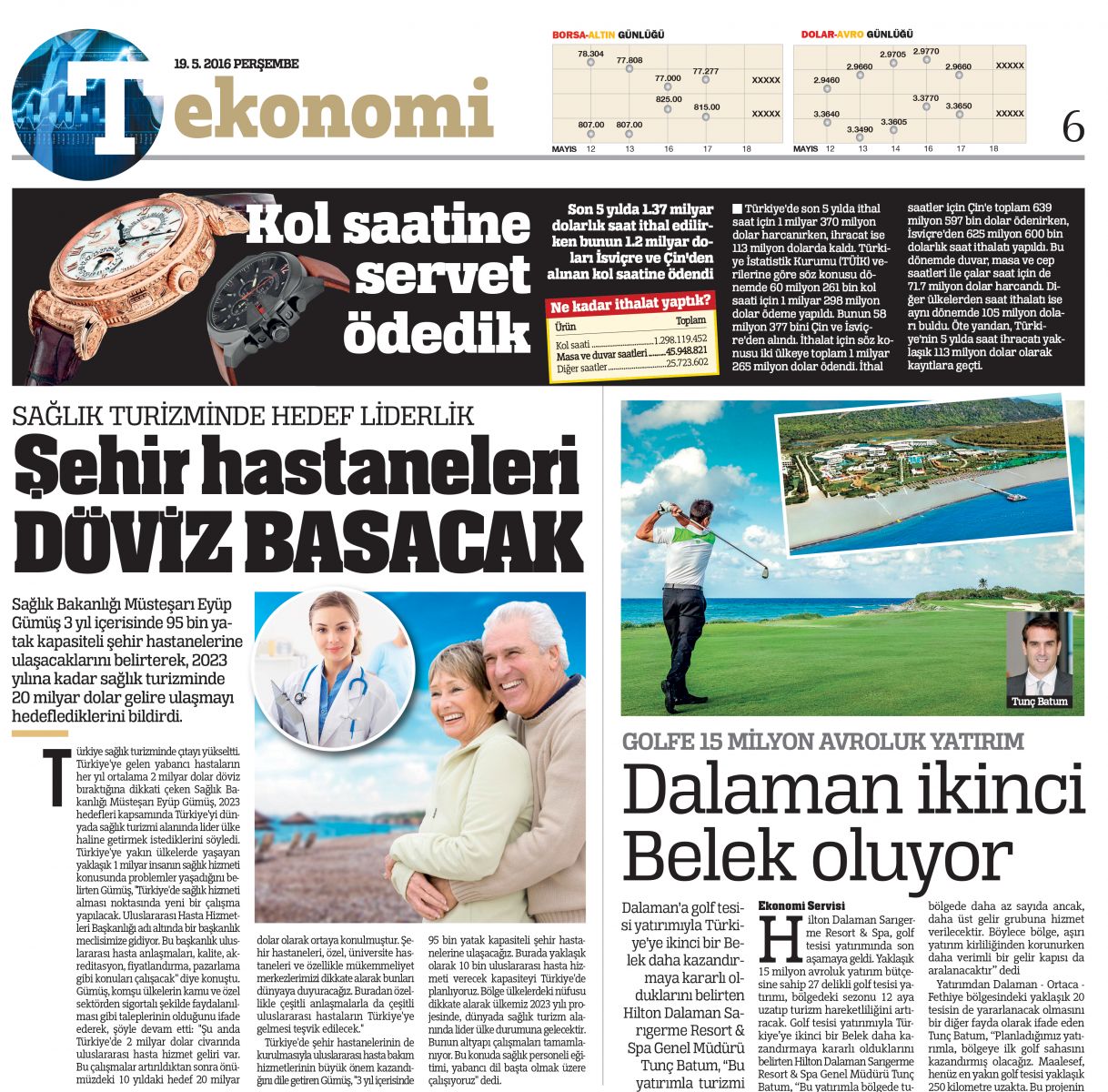İthal ayna ve  saate yüzde 25 ilave vergi