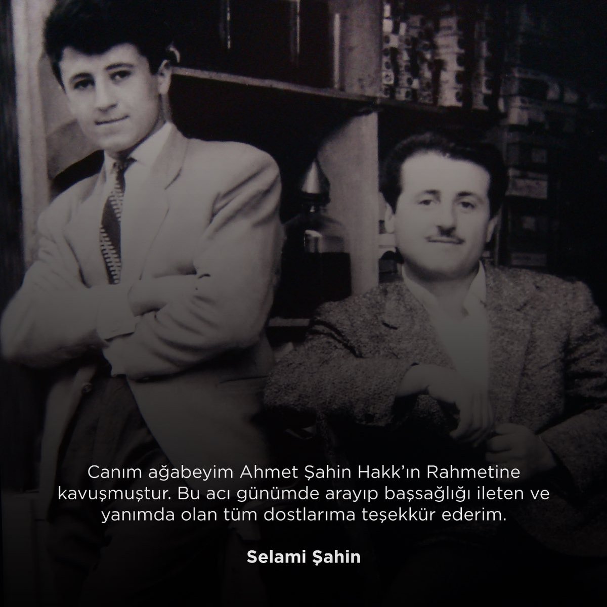 Selami Şahin'in acı günü! Ağabeyi Ahmet Şahin hayatını kaybetti