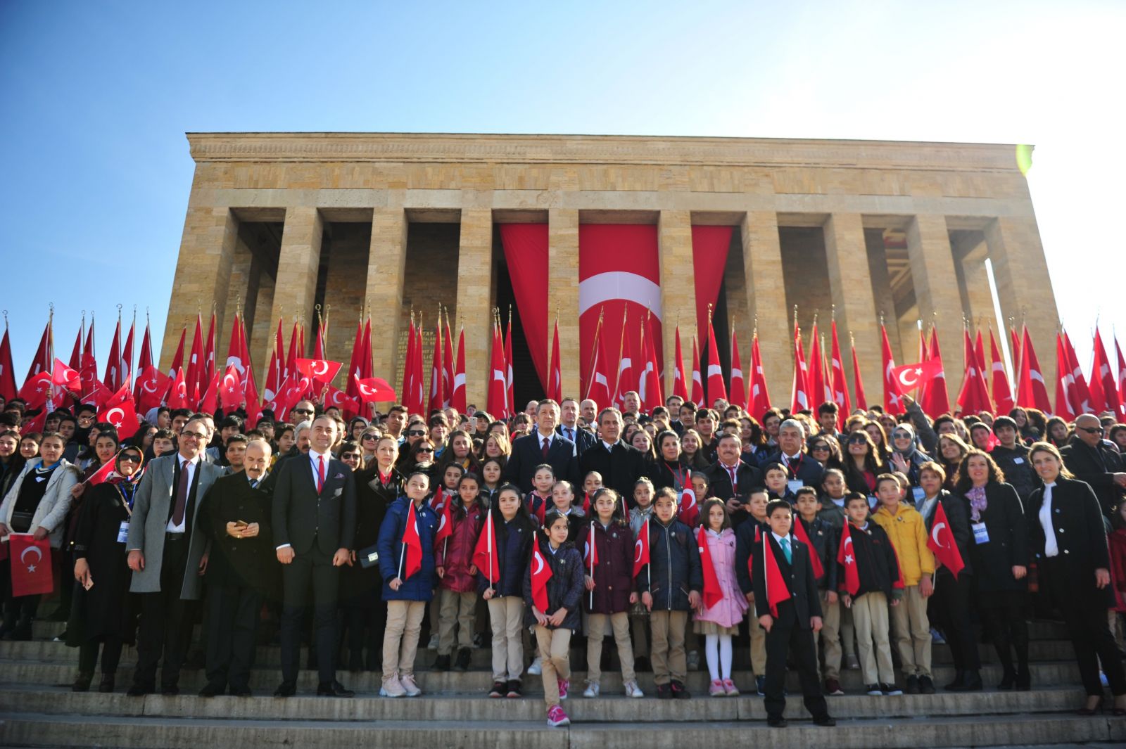 Devlet erkanı Anıtkabir'de buluştu