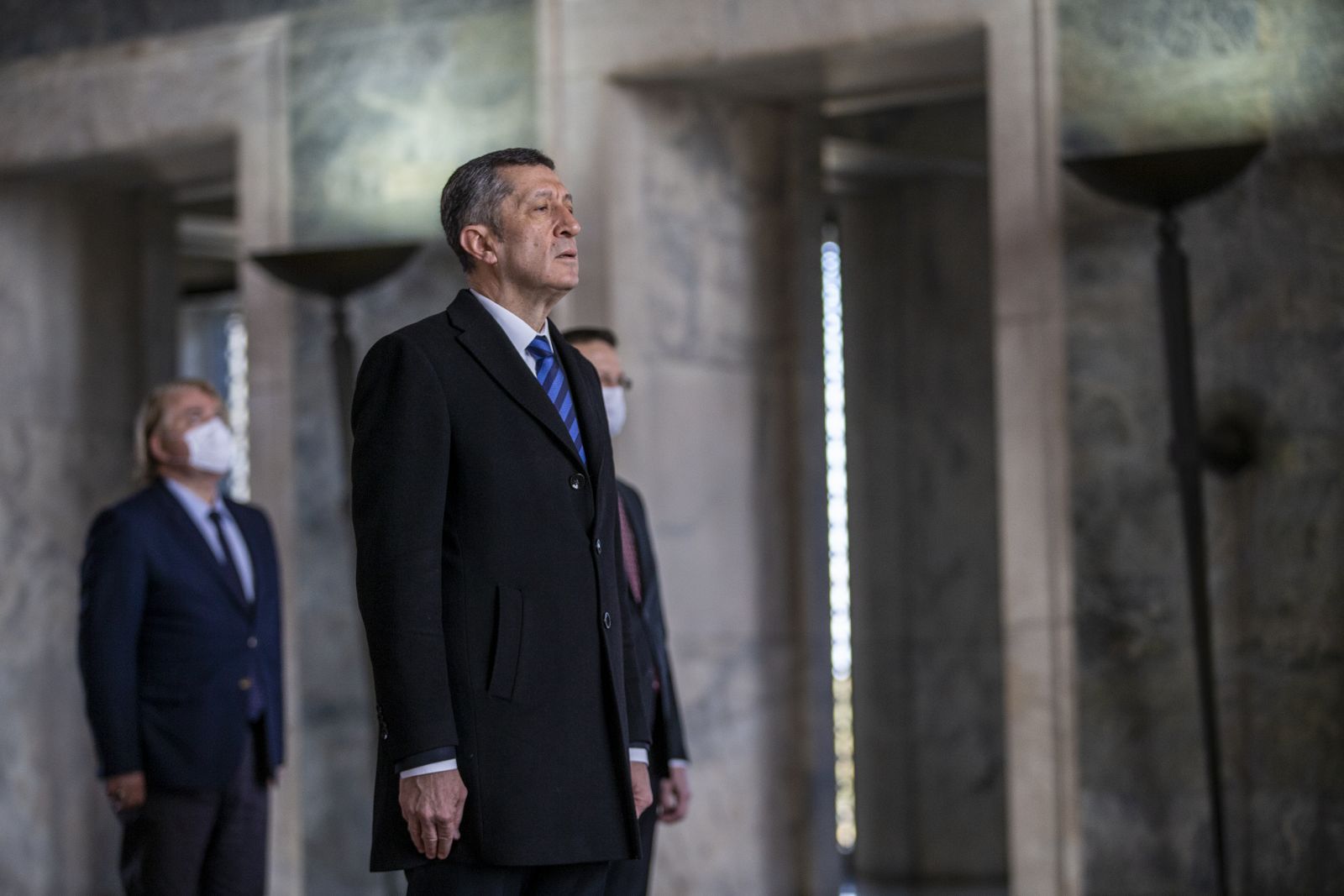 Milli Eğitim Bakanı Ziya Selçuk, Anıtkabir'i ziyaret etti