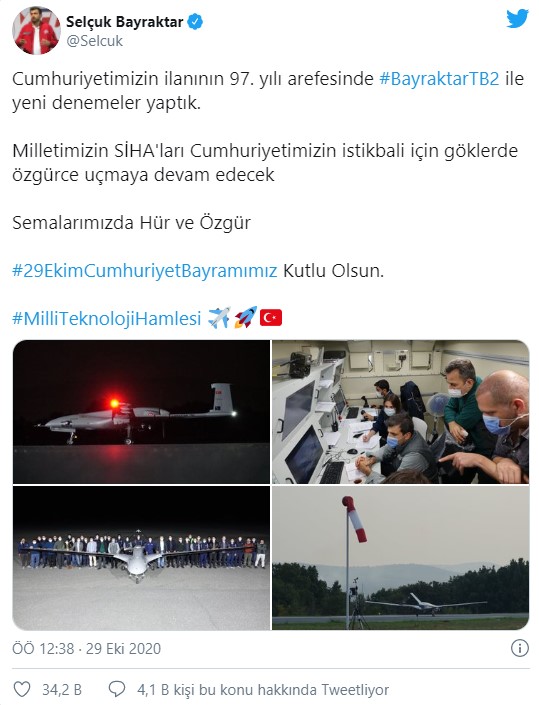 Selçuk Bayraktar'dan heyecanlandıran paylaşım!
