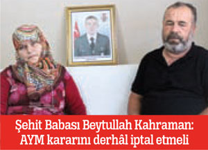 Şehit ailelerinden çağrı: AYM, skandal kararı yeniden gözden geçirsin
