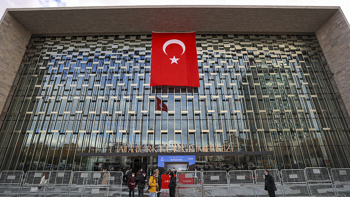 Atatürk Kültür Merkezi bugün açılıyor Atatürk Kültür Merkezi bugün açılıyor
