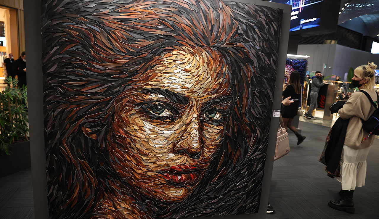 Kablodan tablo çıktı: İstanbul Havalimanı'nda sıfır atık sergisi