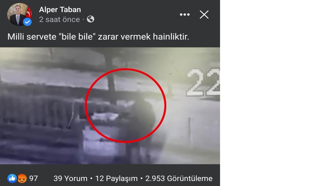 Belediye Başkanı paylaştı, savcılık harekete geçti