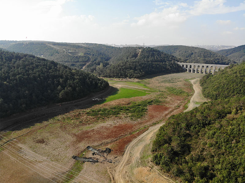 Alibeyköy barajında korkutan görüntü! 2015 yılından bu yana en düşük seviyesinde Alibeyköy barajında korkutan görüntü! 2015 yılından bu yana en düşük seviyesinde