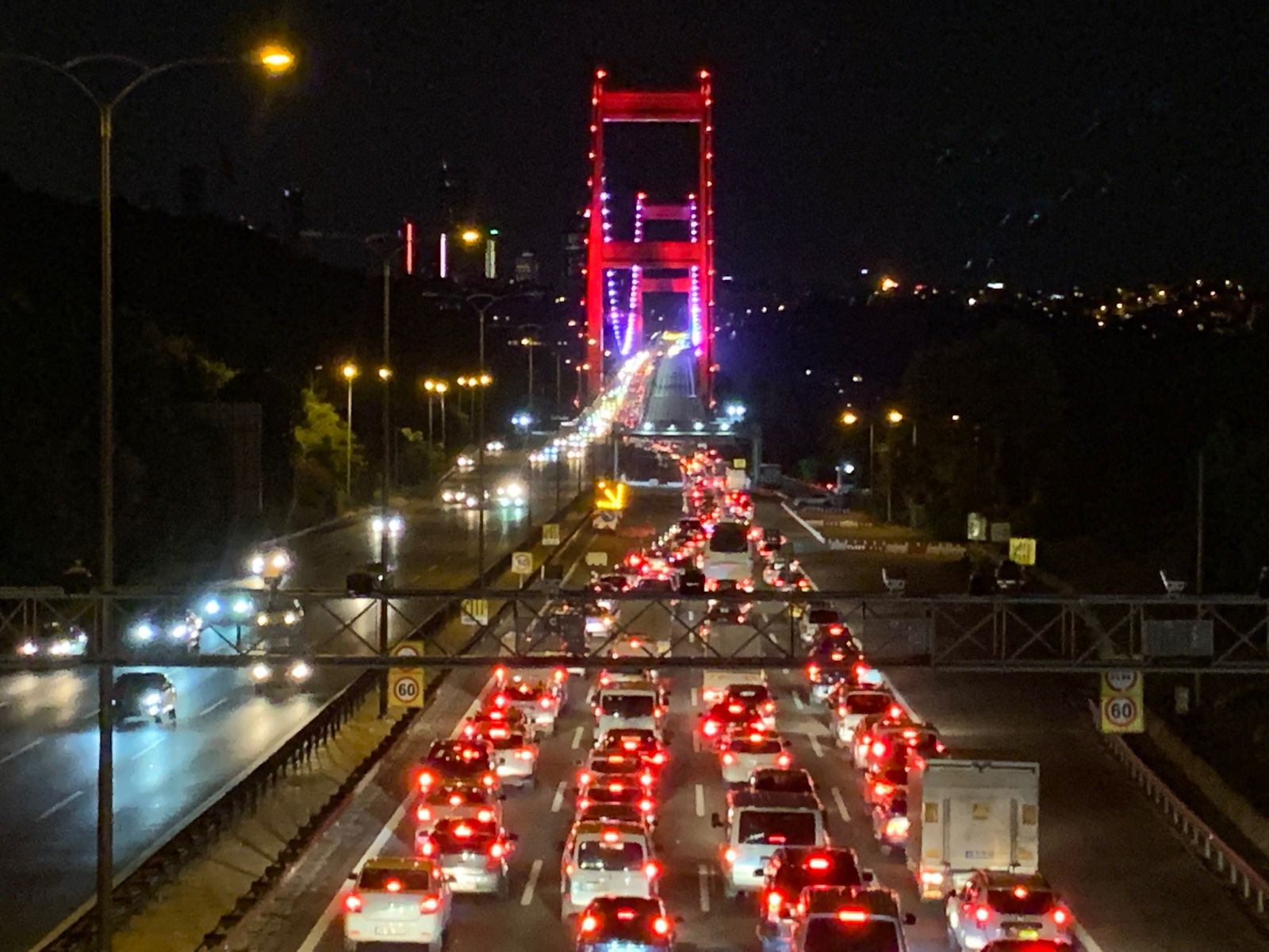 FSM Köprüsü'ndeki çalışmaların birinci etabı tamamlandı