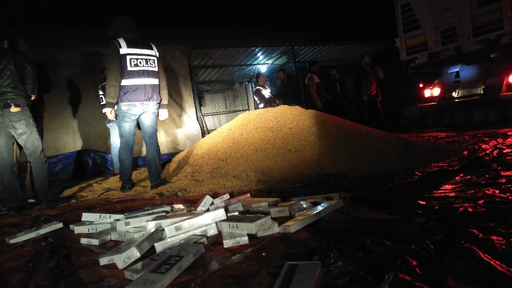 Osmaniye'de 25 bin 500 paket kaçak sigara ele geçirildi
