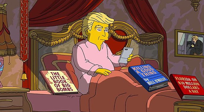 Simpsonlar cephe açtı! Trump’ın seçilmemesi için 50 sebep