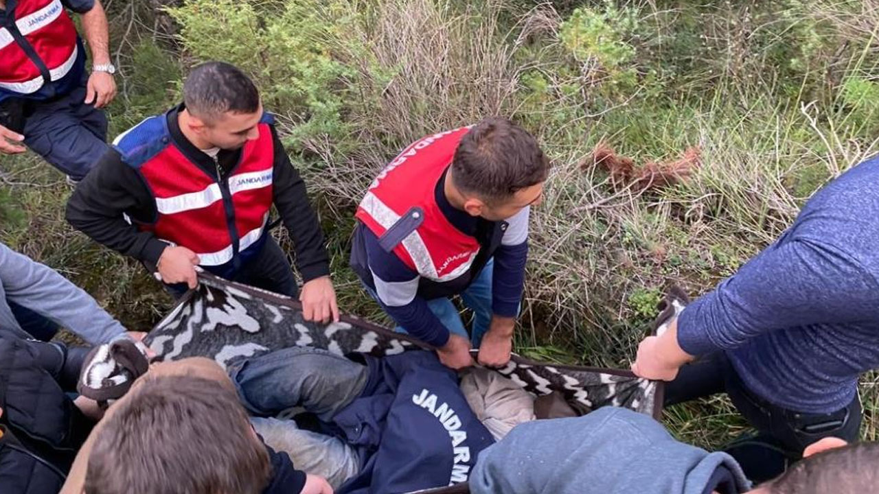 Uçurumdan yuvarlandı, bir gün sonra sağ halde bulundu