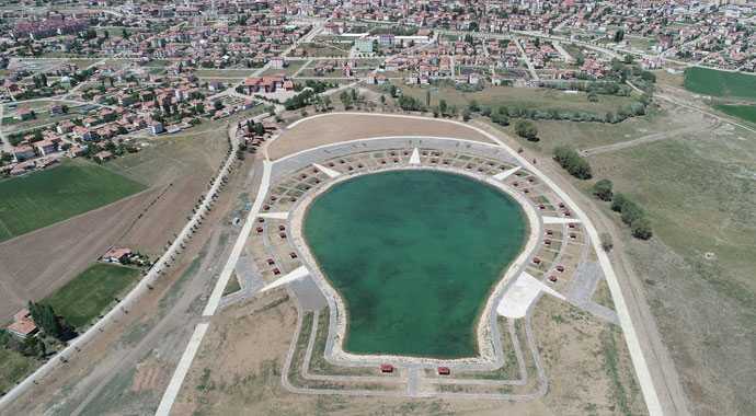 Sivas’ta yapıldı, uzaydan fark ediliyor