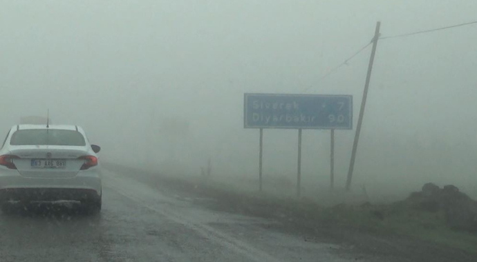 Siverek’te yoğun sis