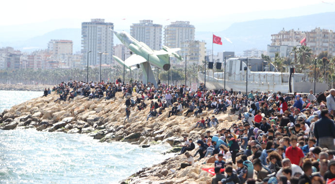 SOLOTÜRK Mersin'de nefesleri kesti