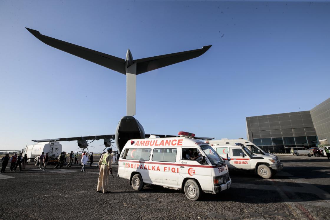 Somali'deki bombalı saldırıda yaralananlar Türkiye'ye getiriliyor