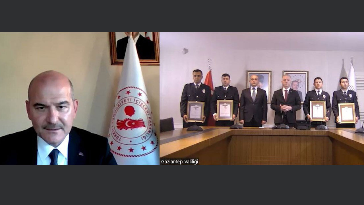 Soylu’dan Gaziantep'teki saldırı girişimine anında müdahale eden polislere ödül