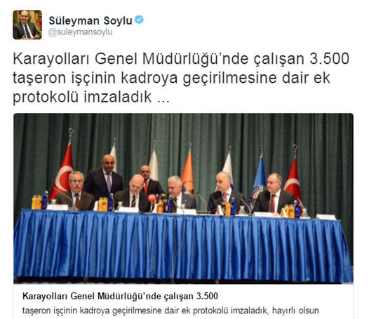 Taşeron işçilere Bakan'dan kadro müjdesi